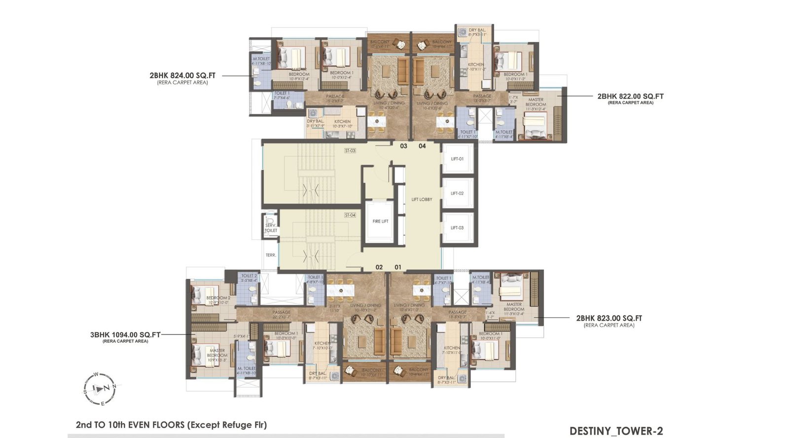 Asmi-Roots-Typical-Floor-Plan-Even-Floor